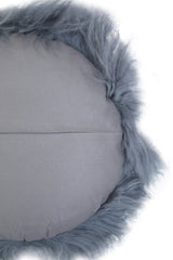 Aurevon Renley Real Mongolian Fur Round Cushion