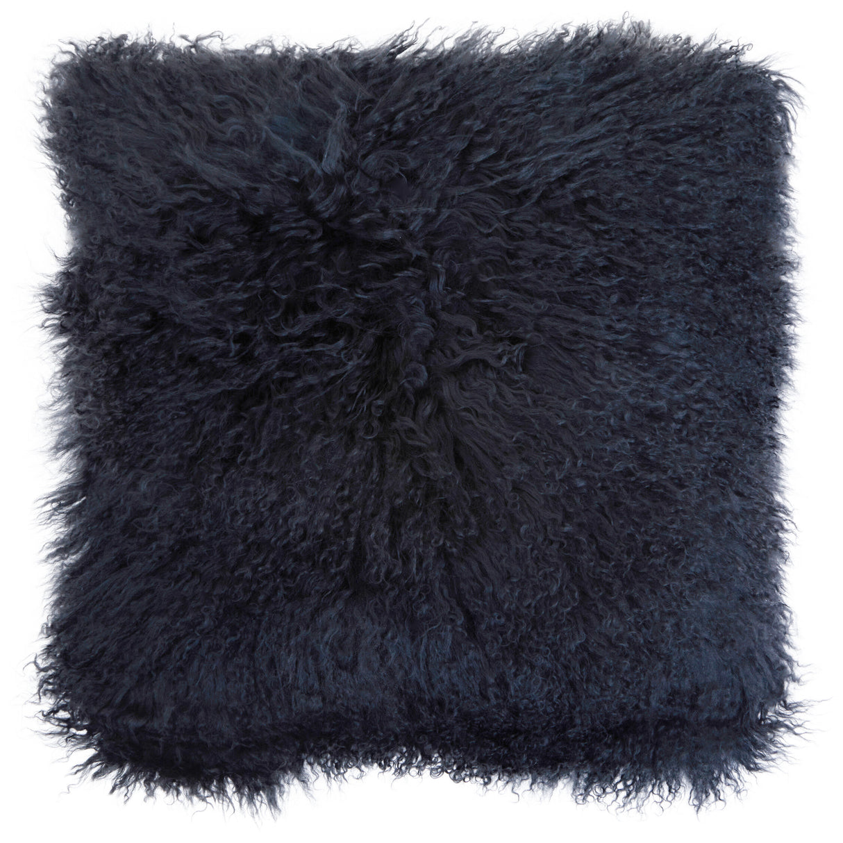 Aurevon Real Mongolian Fur Square Cushion