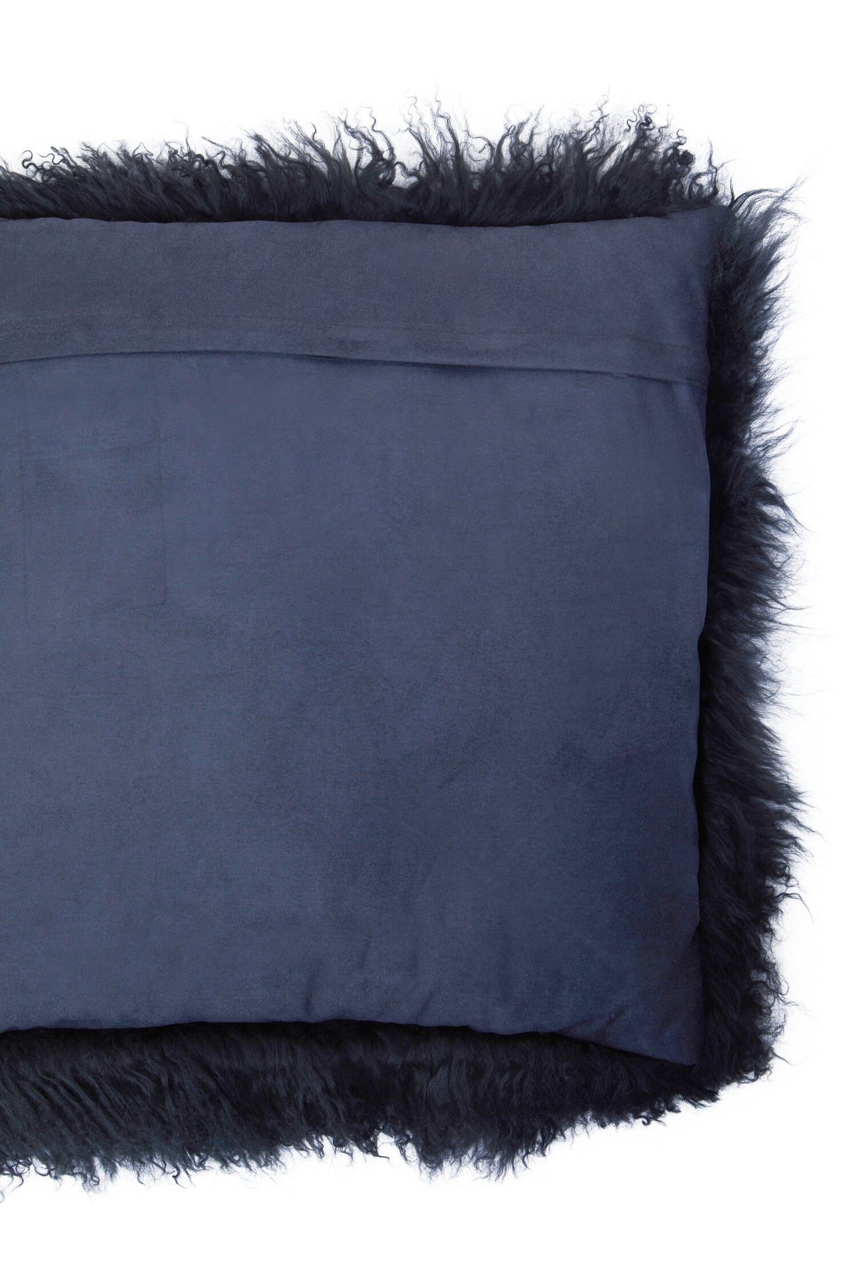 Aurevon Real Mongolian Fur Square Cushion