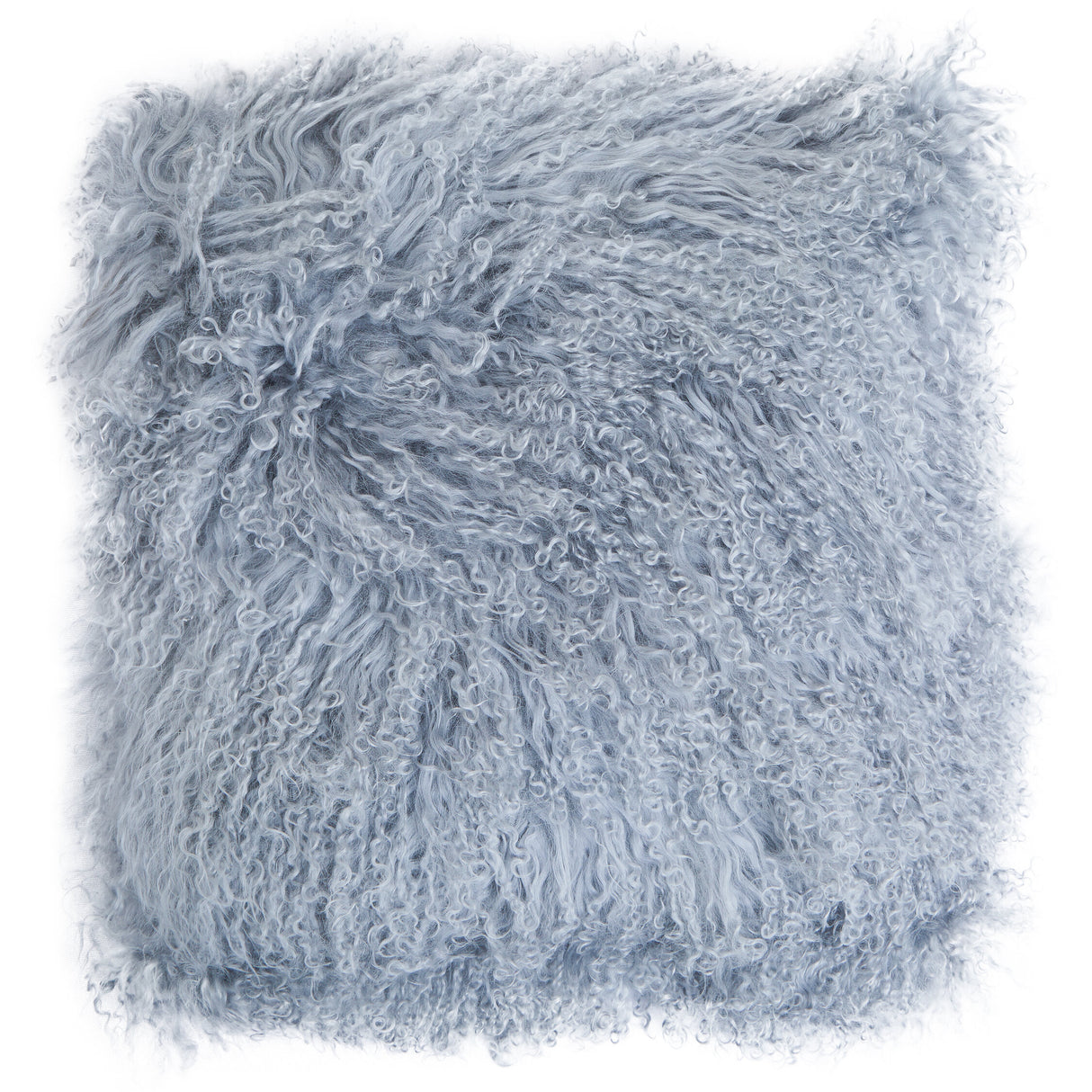 Aurevon Real Mongolian Fur Square Cushion