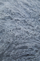 Aurevon Real Mongolian Fur Square Cushion