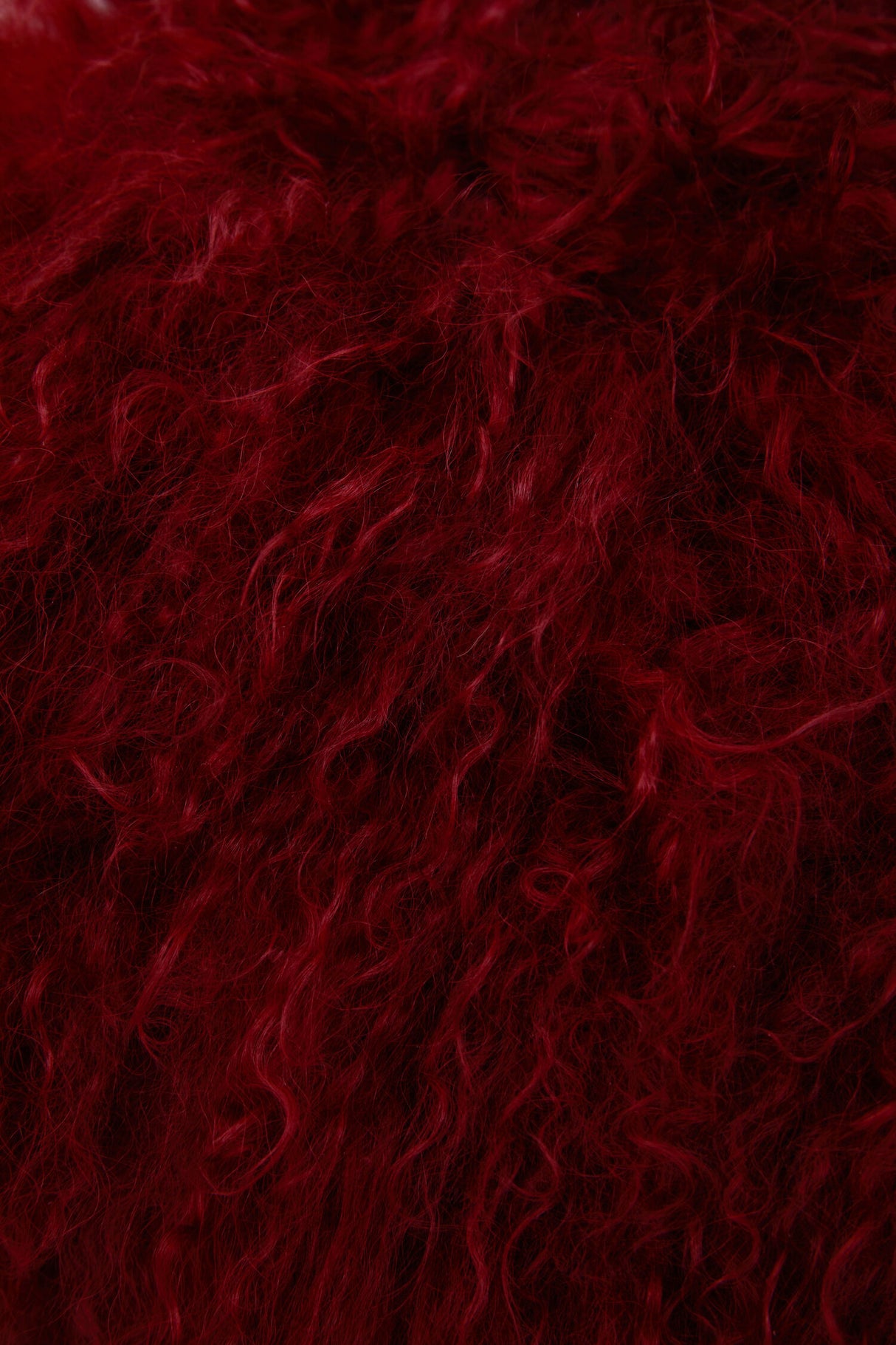 Aurevon Real Mongolian Fur Square Cushion
