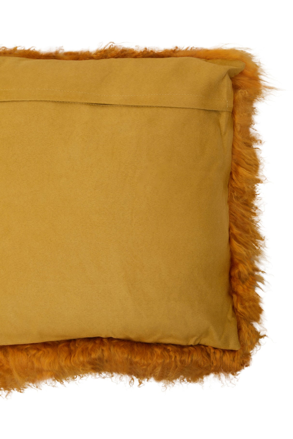 Aurevon Real Mongolian Fur Square Cushion