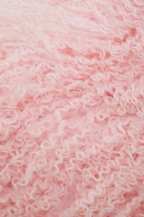 Aurevon Real Mongolian Fur Square Cushion