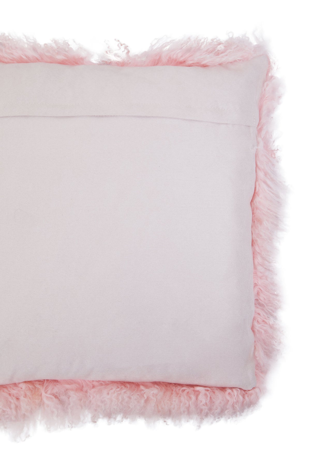 Aurevon Real Mongolian Fur Square Cushion