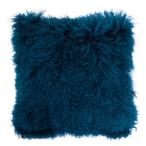 Aurevon Real Mongolian Fur Square Cushion