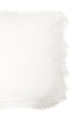 Aurevon Real Mongolian Fur Square Cushion