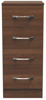 Avon 4 Drawer Bedside Table
