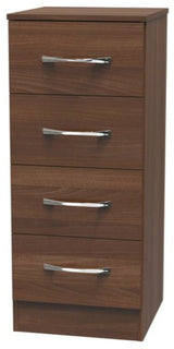 Avon 4 Drawer Bedside Table