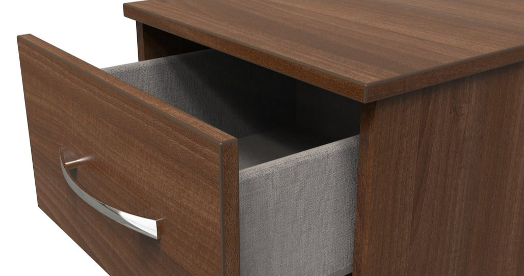 Avon 4 Drawer Bedside Table