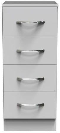 Avon 4 Drawer Bedside Table