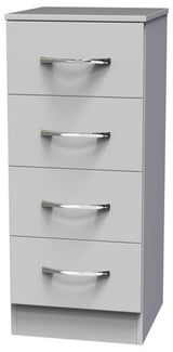 Avon 4 Drawer Bedside Table