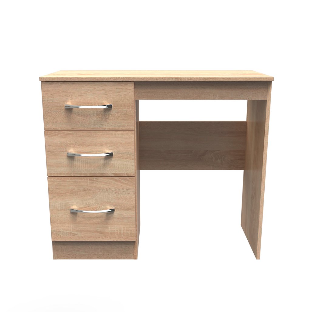 Avon 3 Drawer Single Pedestal Vanity