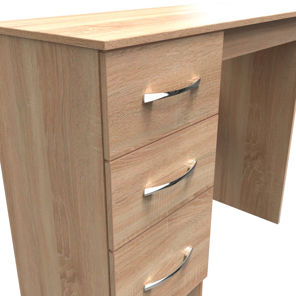Avon 3 Drawer Single Pedestal Vanity