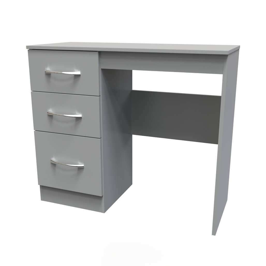 Avon 3 Drawer Single Pedestal Vanity