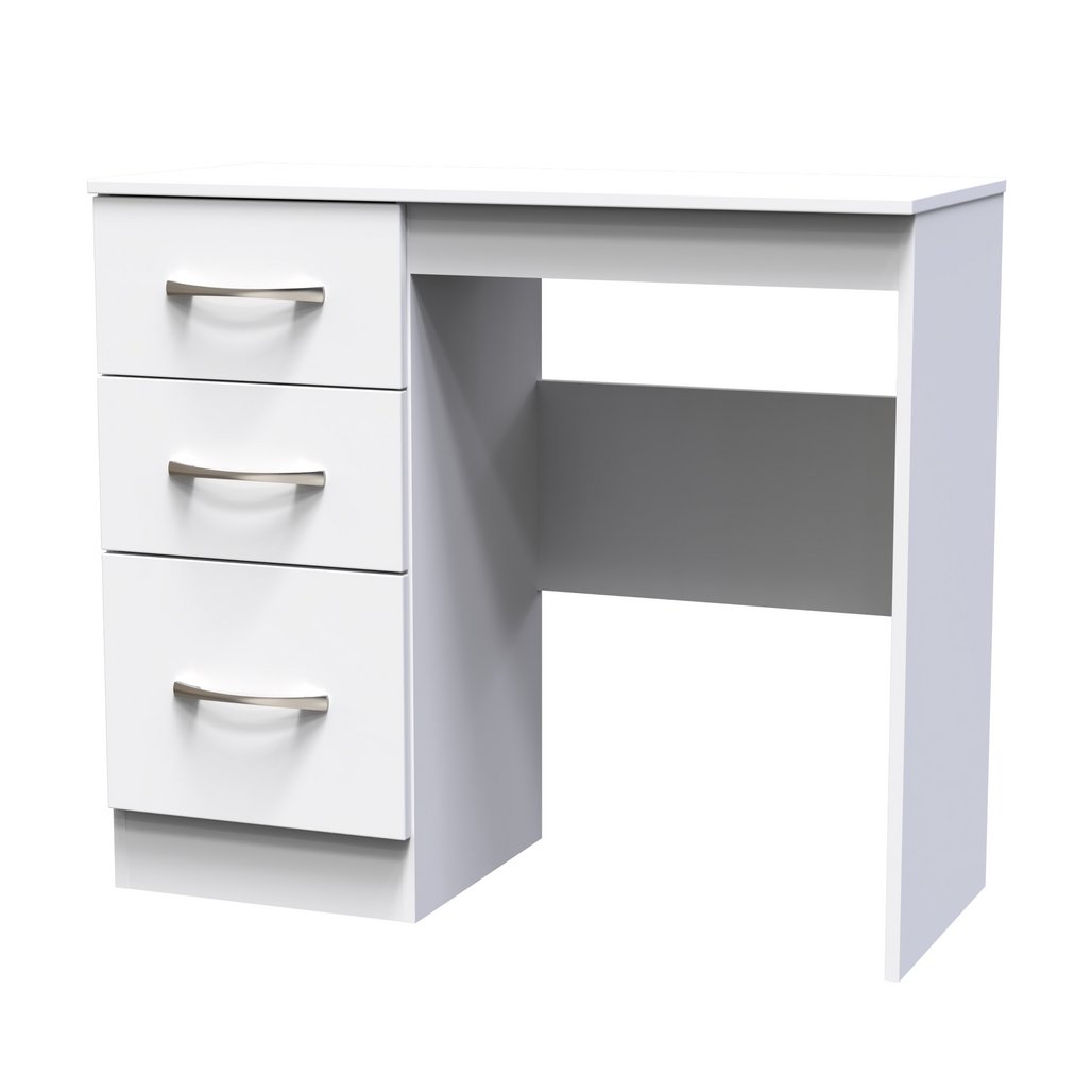 Avon 3 Drawer Single Pedestal Vanity