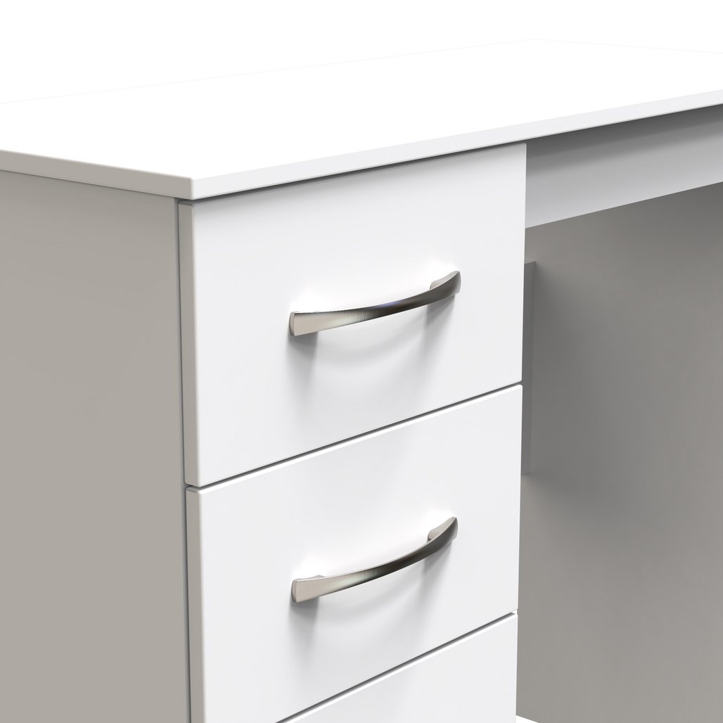 Avon 3 Drawer Single Pedestal Vanity