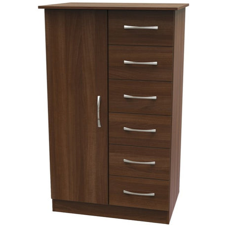 Avon 1 Door 6 Drawer Children's Wardrobe