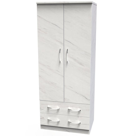 Avon 2 Drawer 2 Door Double Wardrobe