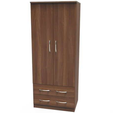 Avon 2 Drawer 2 Door Double Wardrobe