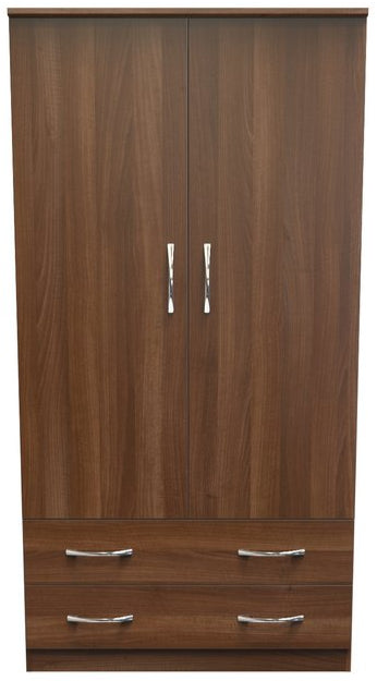 Avon Wide 2 Door 2 Drawer Double Wardrobe