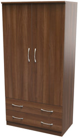 Avon Wide 2 Door 2 Drawer Double Wardrobe