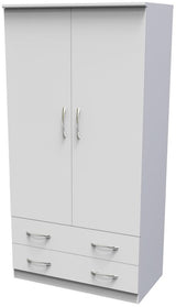 Avon Wide 2 Door 2 Drawer Double Wardrobe