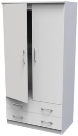 Avon Wide 2 Door 2 Drawer Double Wardrobe