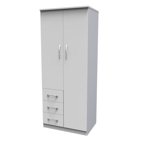 Avon 3 Drawer 2 Door Double Combination Wardrobe
