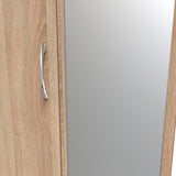 Avon Mirrored 2 Drawer 3 Door Triple Wardrobe