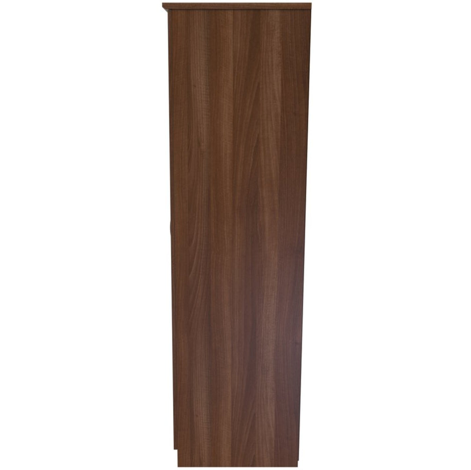 Avon Mirrored 2 Drawer 3 Door Triple Wardrobe