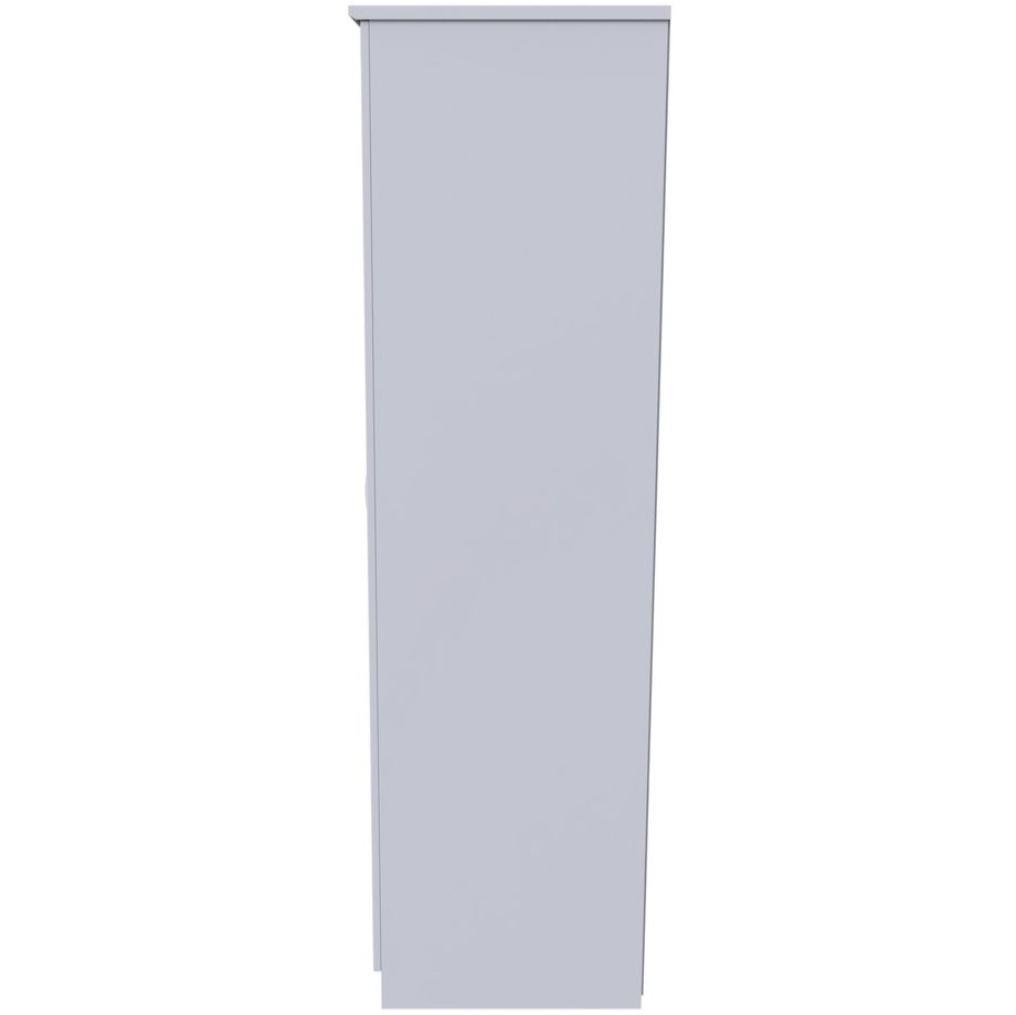 Avon Mirrored 2 Drawer 3 Door Triple Wardrobe