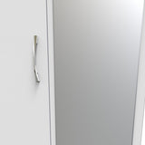 Avon Mirrored 2 Drawer 3 Door Triple Wardrobe