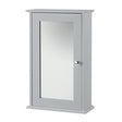 Alaska Grey Wall Cabinet with Mirror