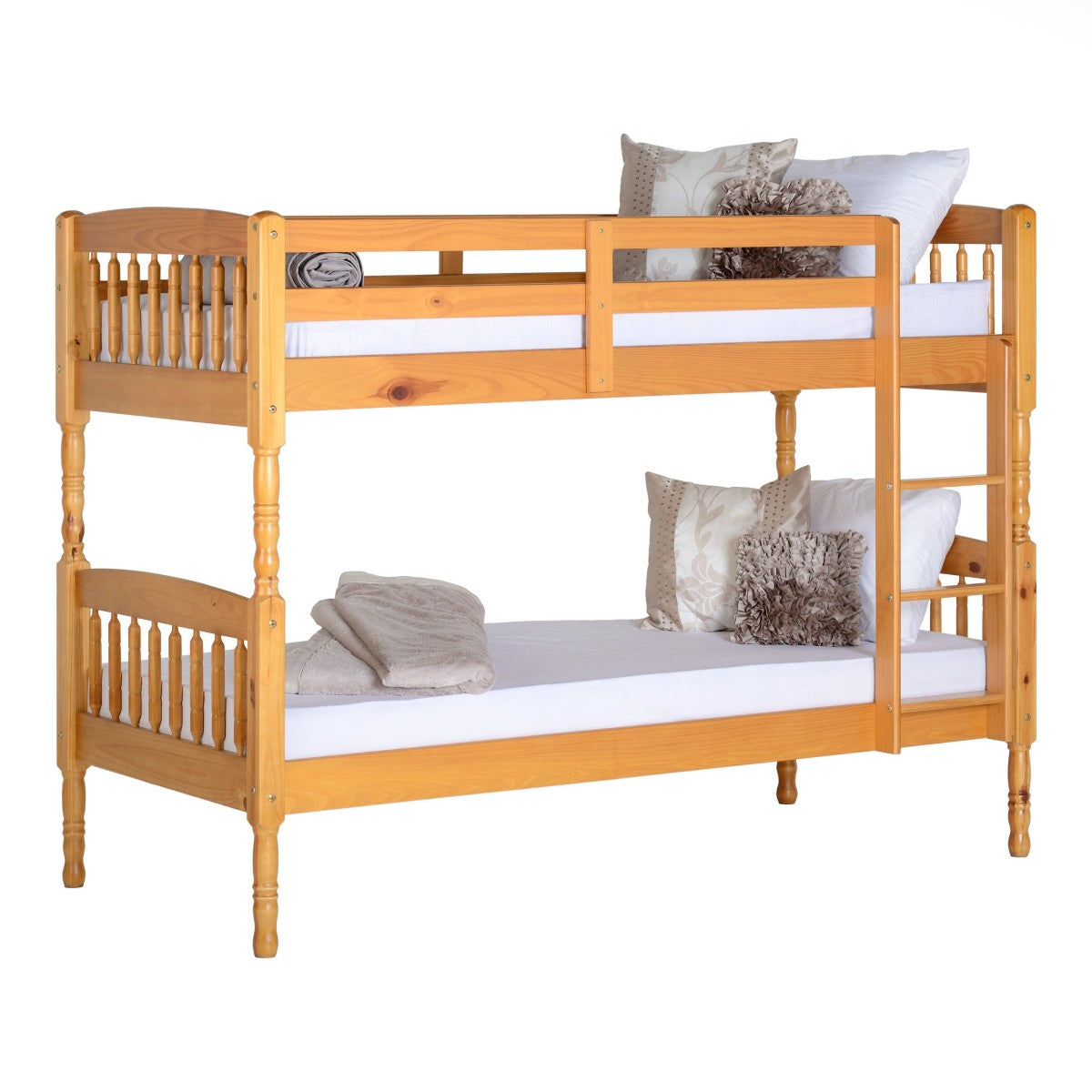 Albany Antique Pine Bunk Bed (3ft Single)