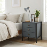 Alva 3 Drawer Bedside Table