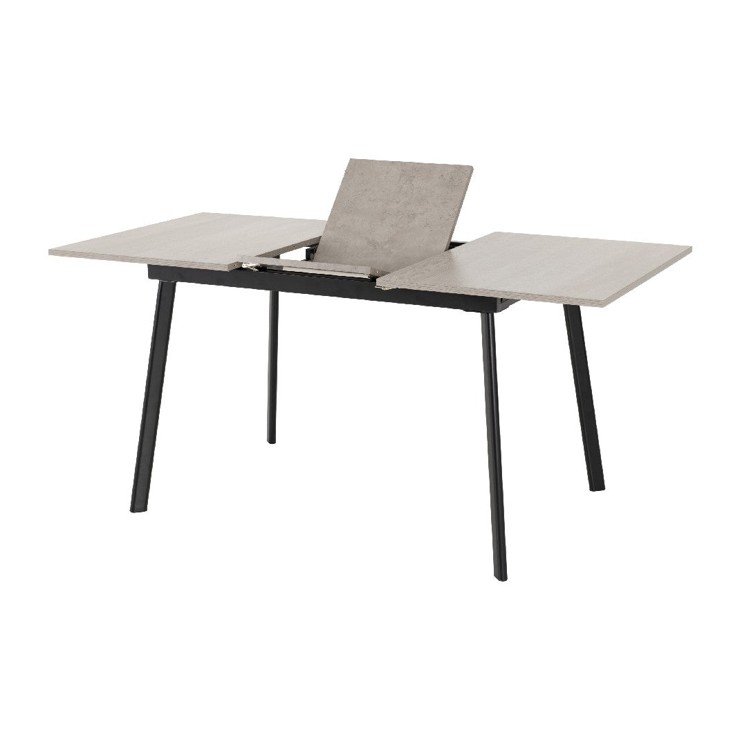 Avery Concrete Effect Extending Dining Table