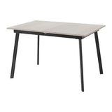 Avery Concrete Effect Extending Dining Table