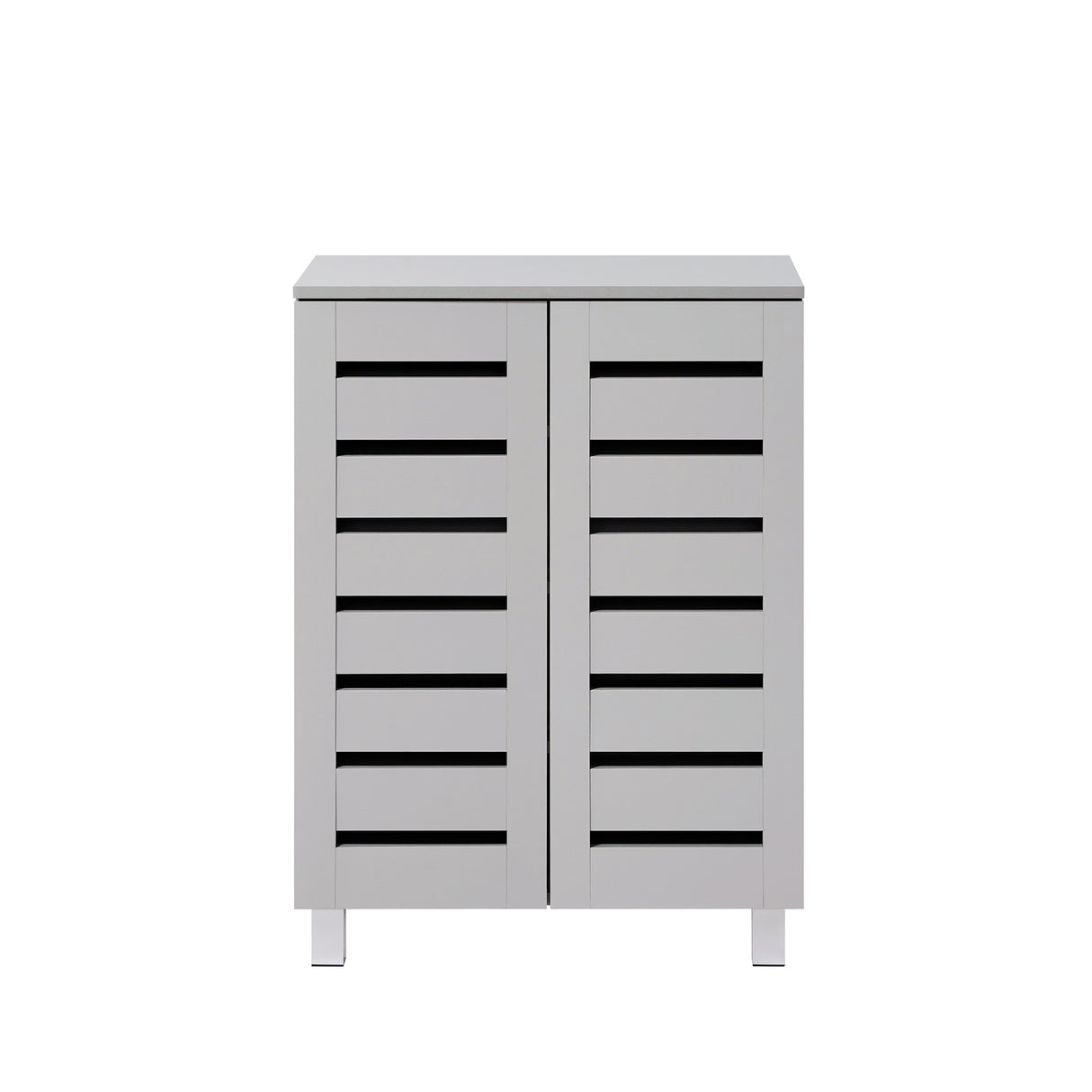 Euston Modern 2 Door Shoe Storage Cabinet