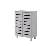 Euston Modern 2 Door Shoe Storage Cabinet