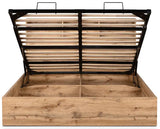 Bali Ottoman Gas Lift Storage Bed Frame