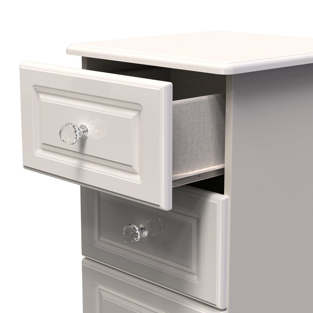 Balmoral 4 Drawer Bedside Table