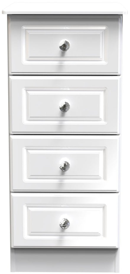 Balmoral 4 Drawer Bedside Table