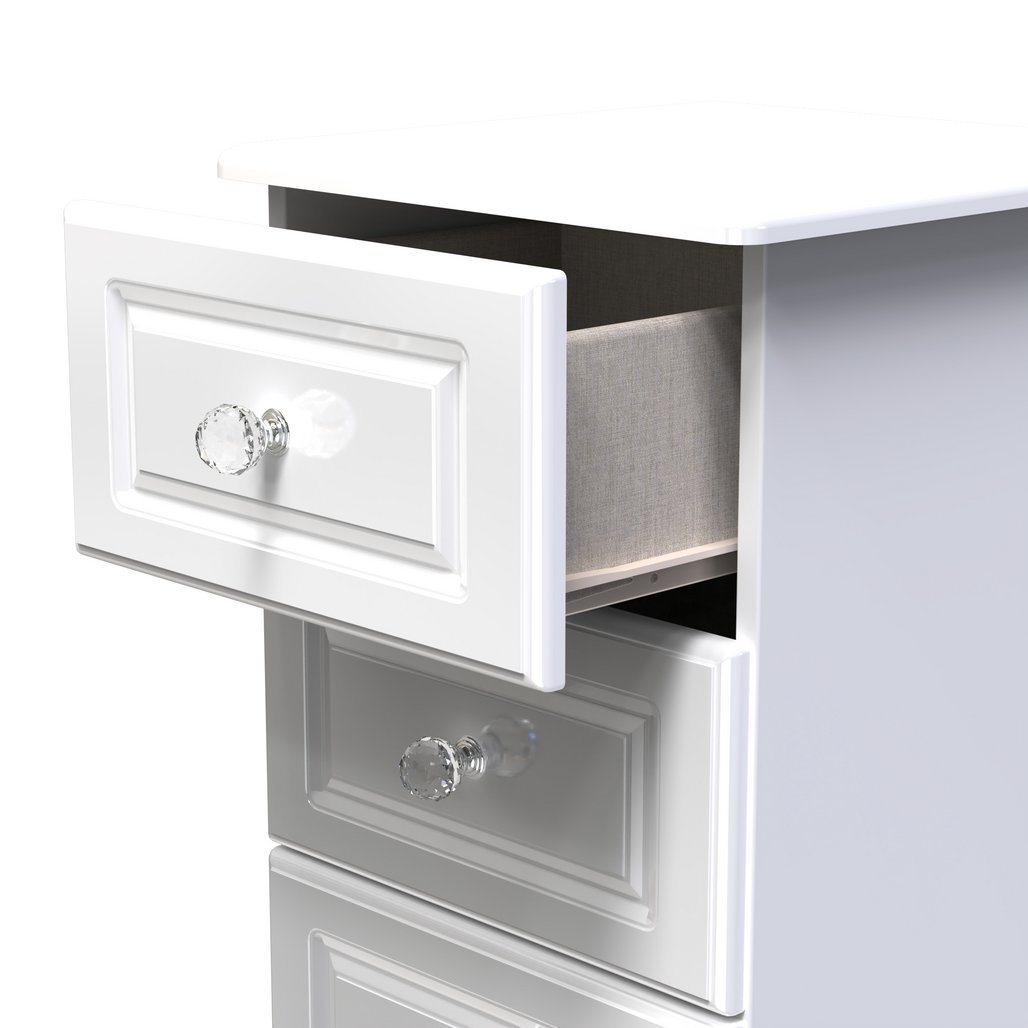 Balmoral 4 Drawer Bedside Table