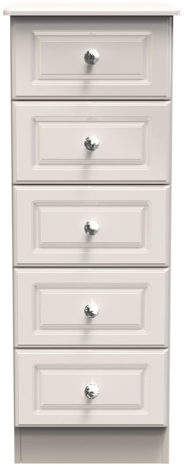 Balmoral 5 Drawer Bedside Table