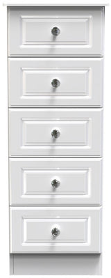 Balmoral 5 Drawer Bedside Table