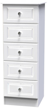 Balmoral 5 Drawer Bedside Table