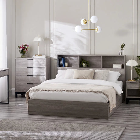 Bali Ottoman Gas Lift Storage Bed Frame