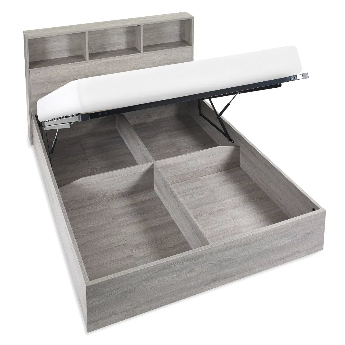 Bali Ottoman Gas Lift Storage Bed Frame