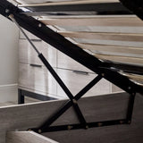 Bali Ottoman Gas Lift Storage Bed Frame